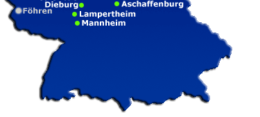 Kartenauswahl Bootsschule Mannheim, Aschaffenburg, Lampertheim, Dieburg